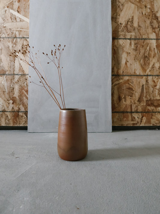 Midi tulip vase, wood fired