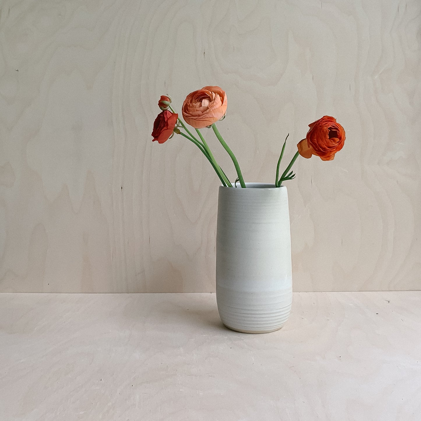Tulip vase, zinc/flux